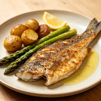 Roasted Sea Bass